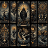 Tarot-Schatten und Engel