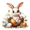 Süßer Osterhase Kinder