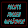 Rechts außen aufräumen!