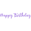 HAPPY BIRTHDAY