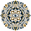 All-Seeing Eye Egyptian Mandala 1