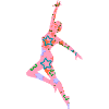 dancer, dancing, illustration, dancer,stars