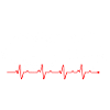 Vélo Heartbeat Line Art