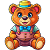 Teddy mit Hut