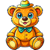 Teddy bear with hat