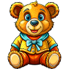 Teddy mit Pullover