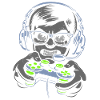 Gaming Gamer Nerd Controller Illustration