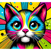 Cat Pop Art