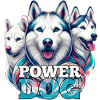 Husky Power Dog Gift