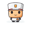Chibi Cartoon Anime Tofu Guy