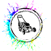 Lawn mower icon icon