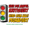 Who criticizes the traffic light