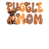 Puggle Groovy Puggle Mom