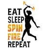 Feuerbaton Feuertanz Feuertänzer Feuertänzerin