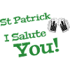 St Patrick green design