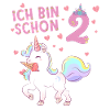 ich bin schon 2 Einhorn 