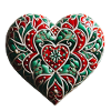 Arte murale tradizionale del cuore del Marocco