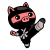 cochon ninja