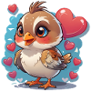 Bird Sweet Hearts