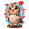 Bird Sweet Hearts