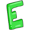 Letter E Initial point