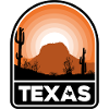 Texas Desert Sunset Emblem