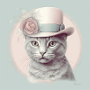 Cat with a hat
