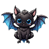 Bat Cute Illustration