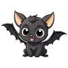 Bat Cute Illustration