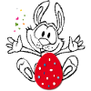 Easter Bunny with Easter Egg