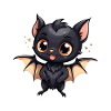 Bat Cute Illustration