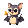 Bat Cute Illustration