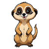 Suricate Illustration Mignonne