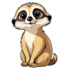 Suricate Illustration Mignonne