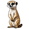 Erdmännchen Niedlich Illustration