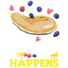 Pancake Lover Kids Pun Flip