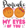 Pancake Lover Kids Valentines Day