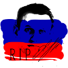 Navalny,héros, Russie, déchirure, drapeau