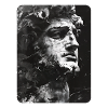 zerbrochenes Gesicht einer Marmorstatue