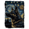 Schäferhund Starry Night