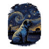 Mops Starry Night