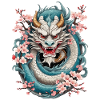 Japanese Dragon Picture Tattoo Aesthetic