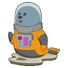 Seal Astronaut Space