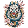 Japanese Dragon Aesthetic Streetwear Design