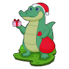 Crocodile Christmas Package