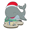 Whale Christmas Package