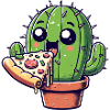 Cute Cactus Pizza Comic