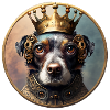 Royal Dog with Crown