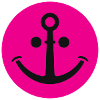 Happy Anchor (pink)