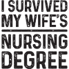 I graduated from nursing school